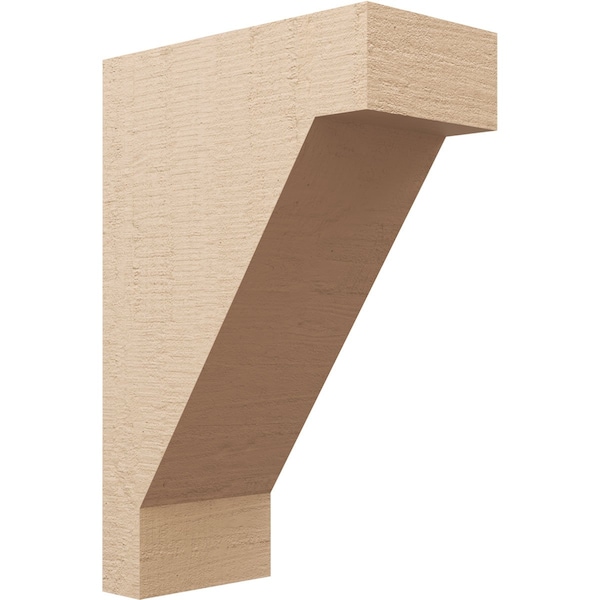 Ekena Millwork 11"W x 22"D x 33"H Classic Burlington Rough Cedar Woodgrain TimberThane Corbel, Primed Tan CORUR11X22X33BURRCPR - main